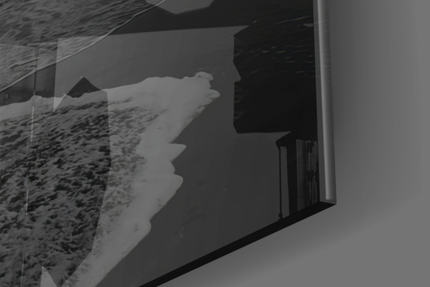 Where the Life Begins?  Glass Wall Art.