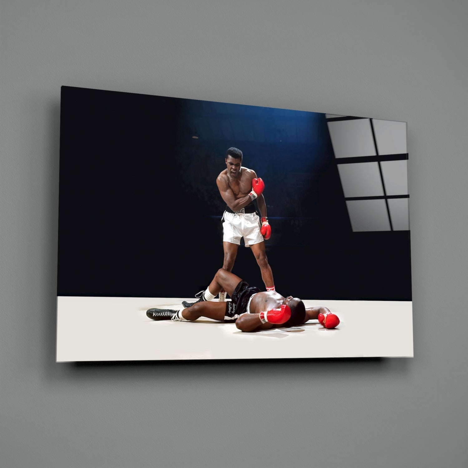 Muhammad Ali Glass Wall Art.