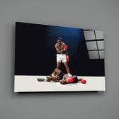 Sports-cinema panel bringing triumphant gravity to a contemporary man cave