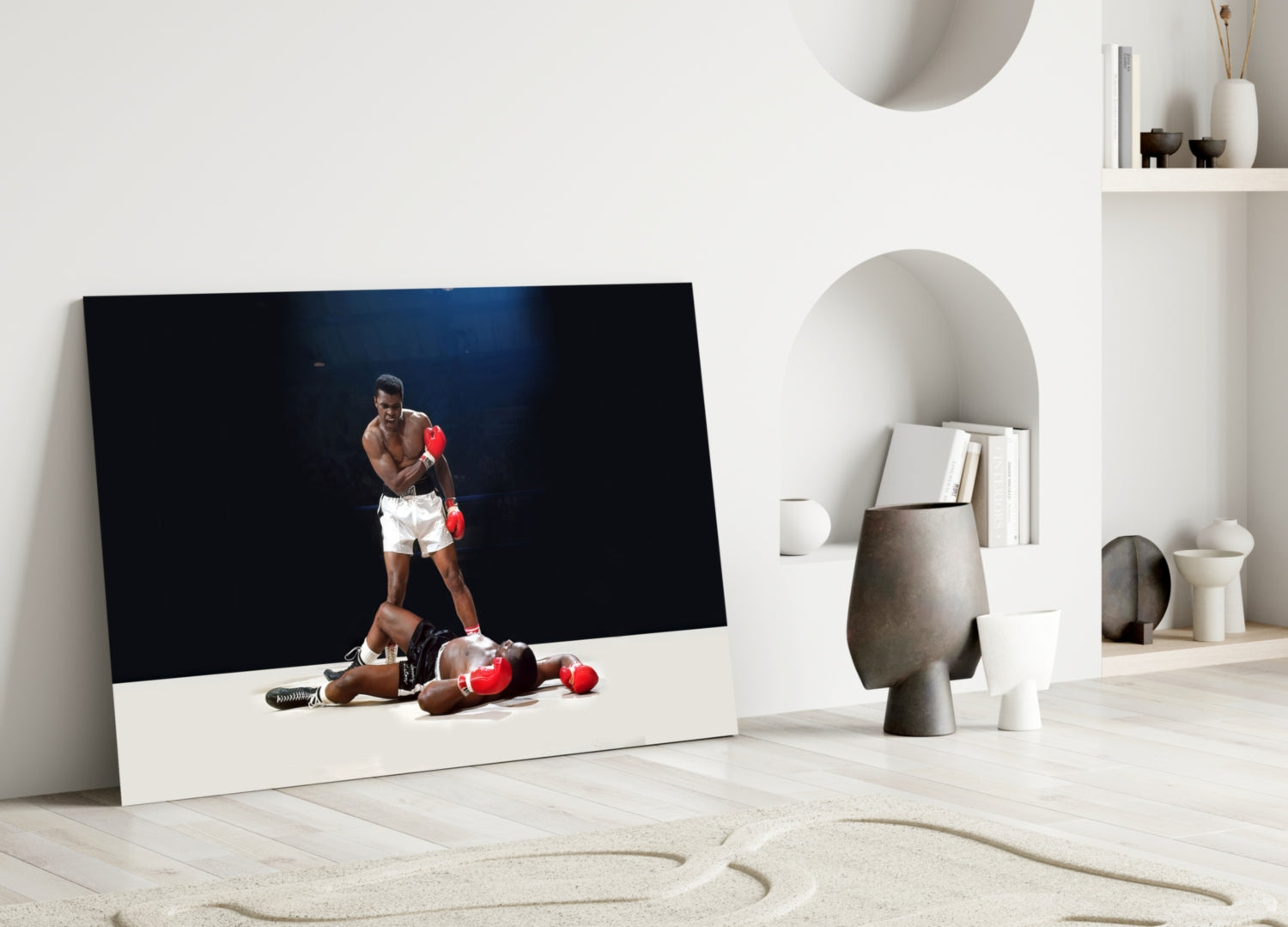 Muhammad Ali Glass Wall Art.