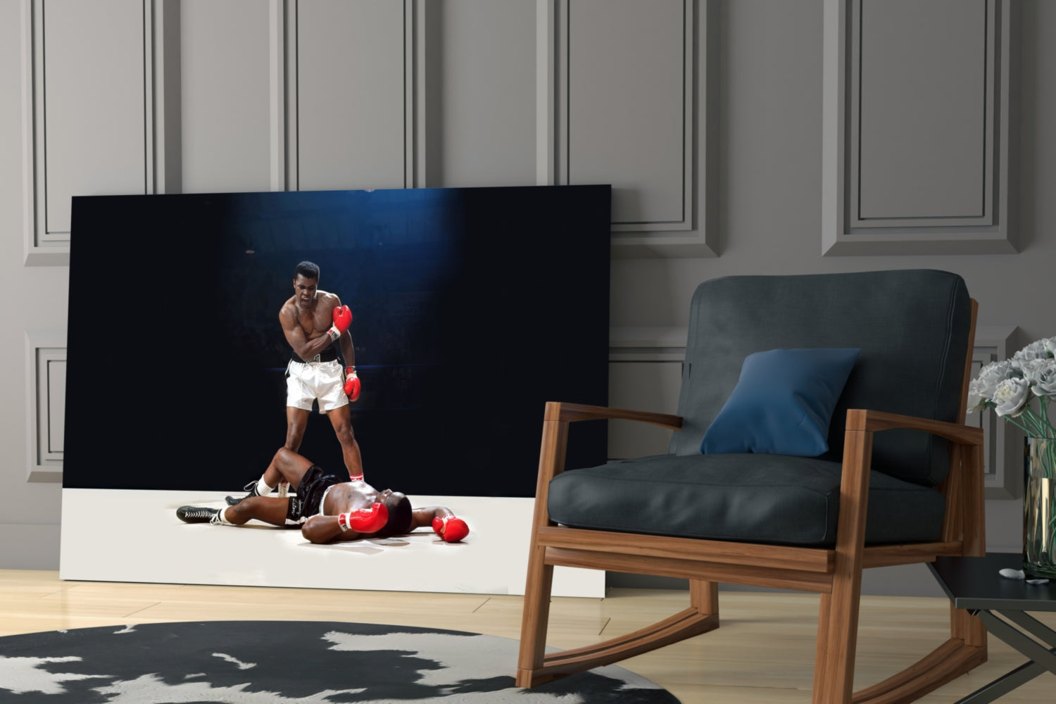 Muhammad Ali Glass Wall Art.