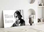 Tupac Shakur close-up showing candid smile with Blacker the Berry quote