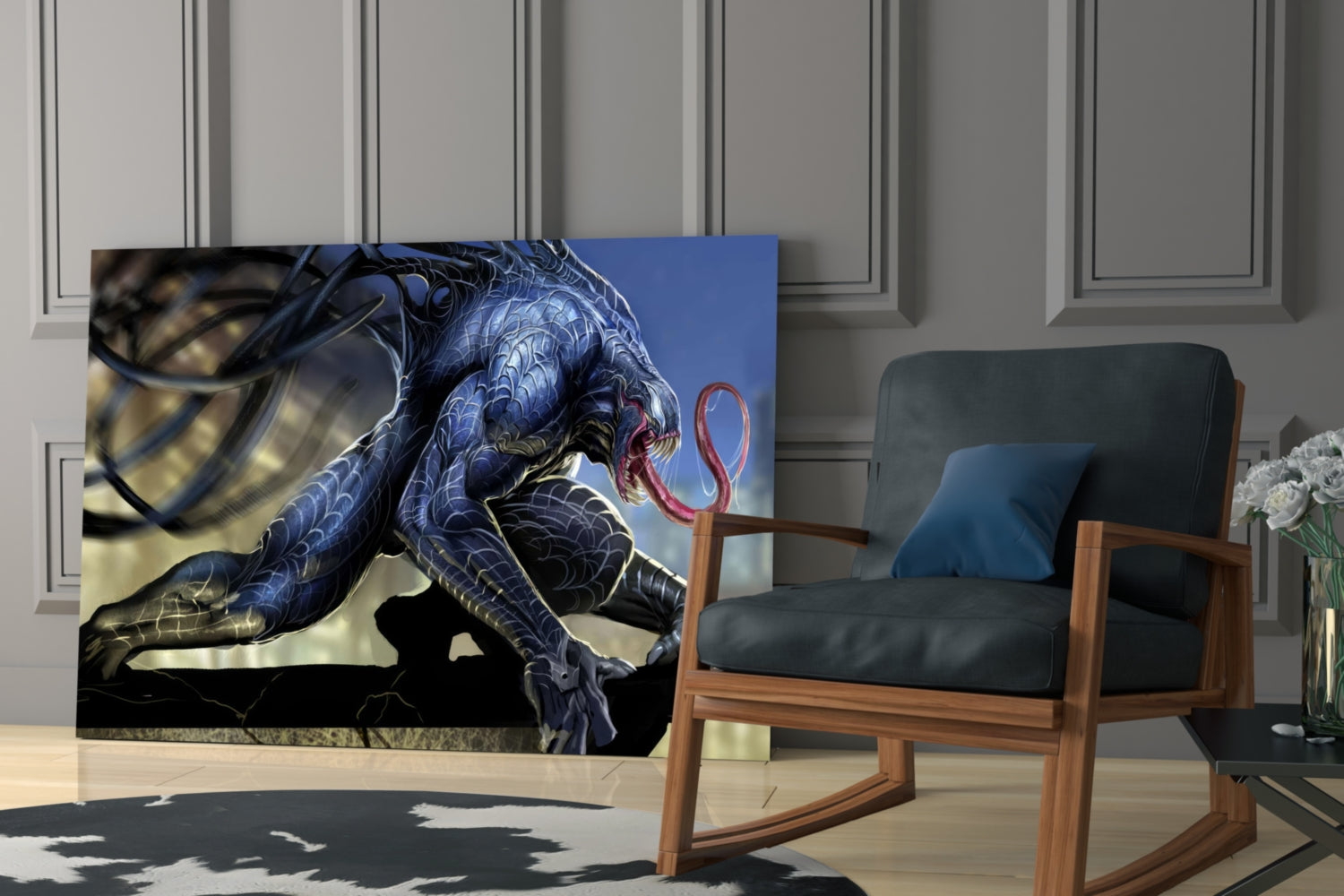 Venom Glass Wall Art.