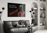 Michael Jordan Glass Wall Art.