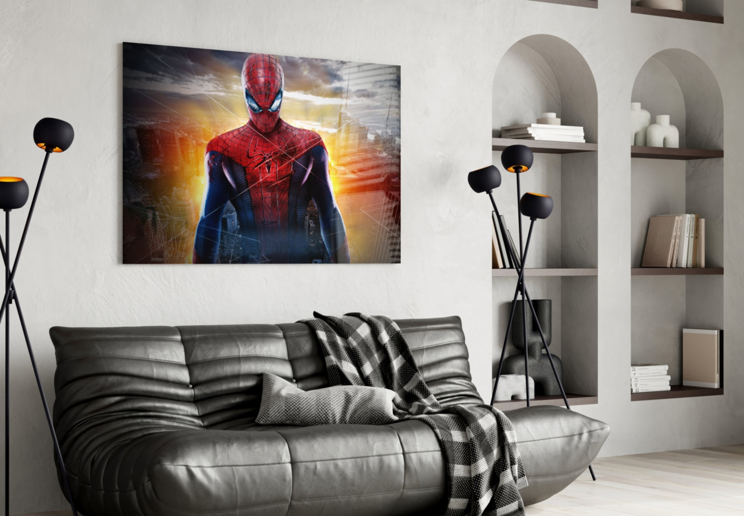 Spider Glass Wall Art.