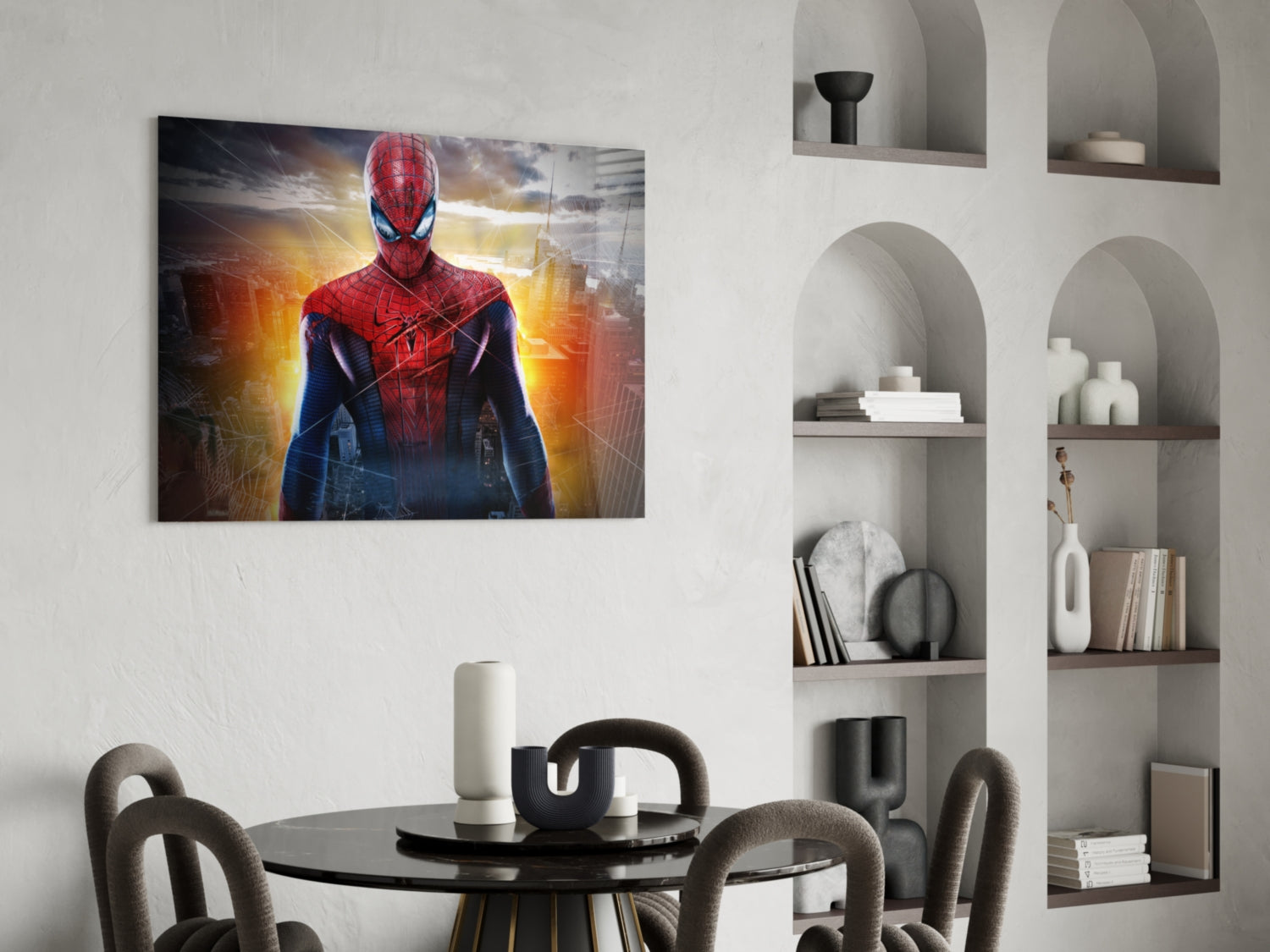 Spider Glass Wall Art.