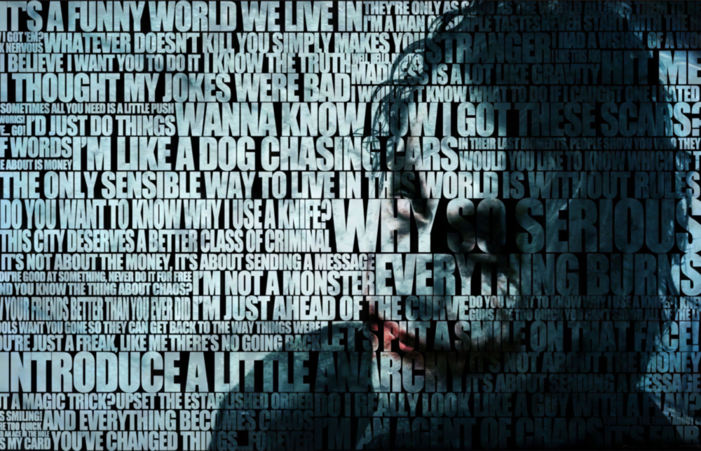 Joker Glass Wall Art