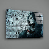 Joker Glass Wall Art.
