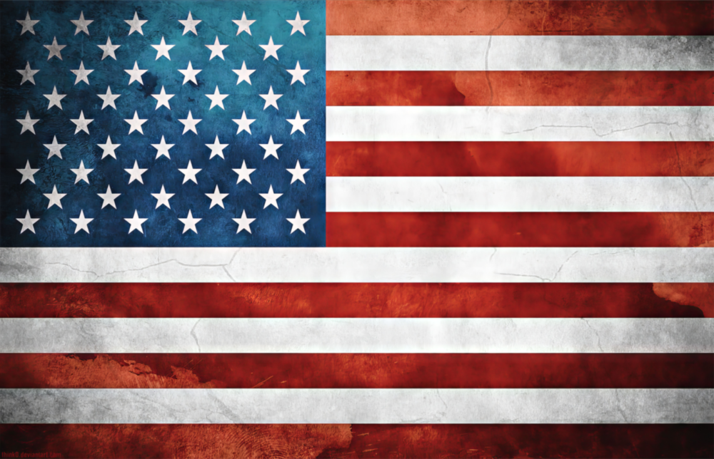 Flag of the United States Glass Wall Art