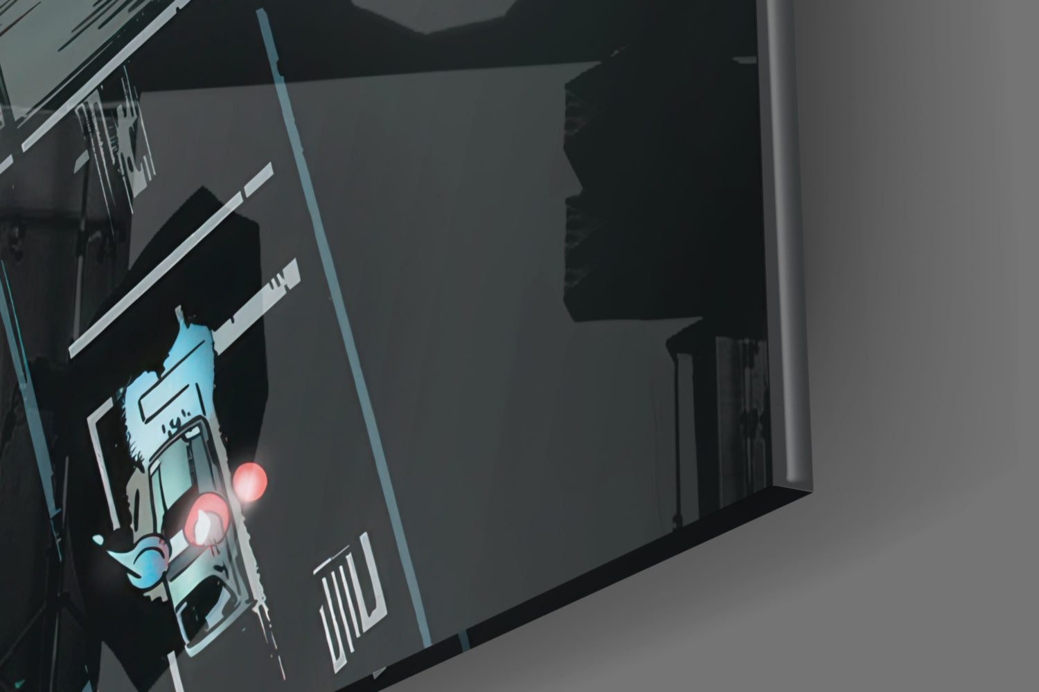 Spider Glass Wall Art.