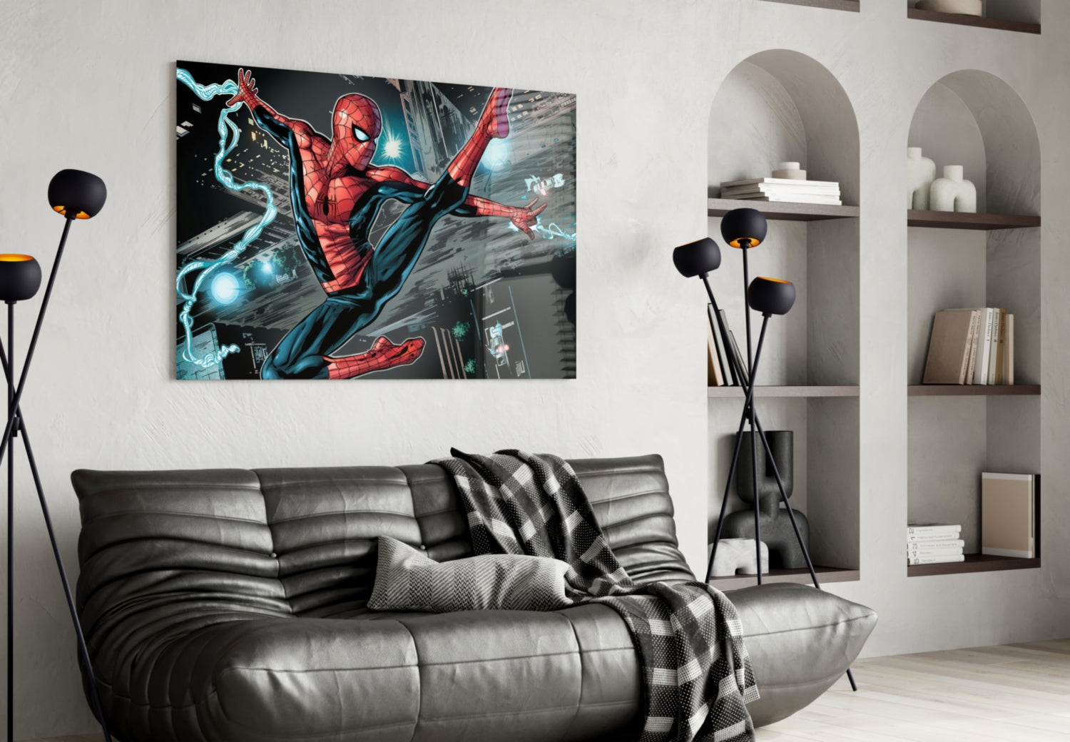 Spider Glass Wall Art.