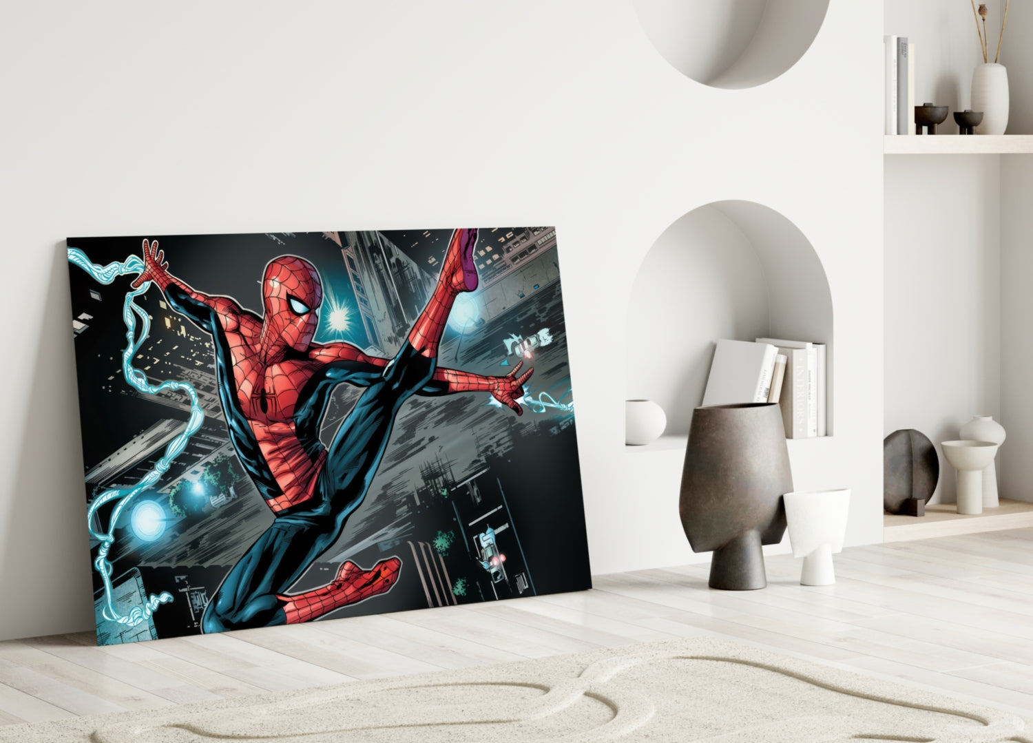 Spider Glass Wall Art.