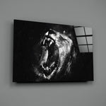 Dramatic-portrait panel bringing raw fury to a contemporary man cave