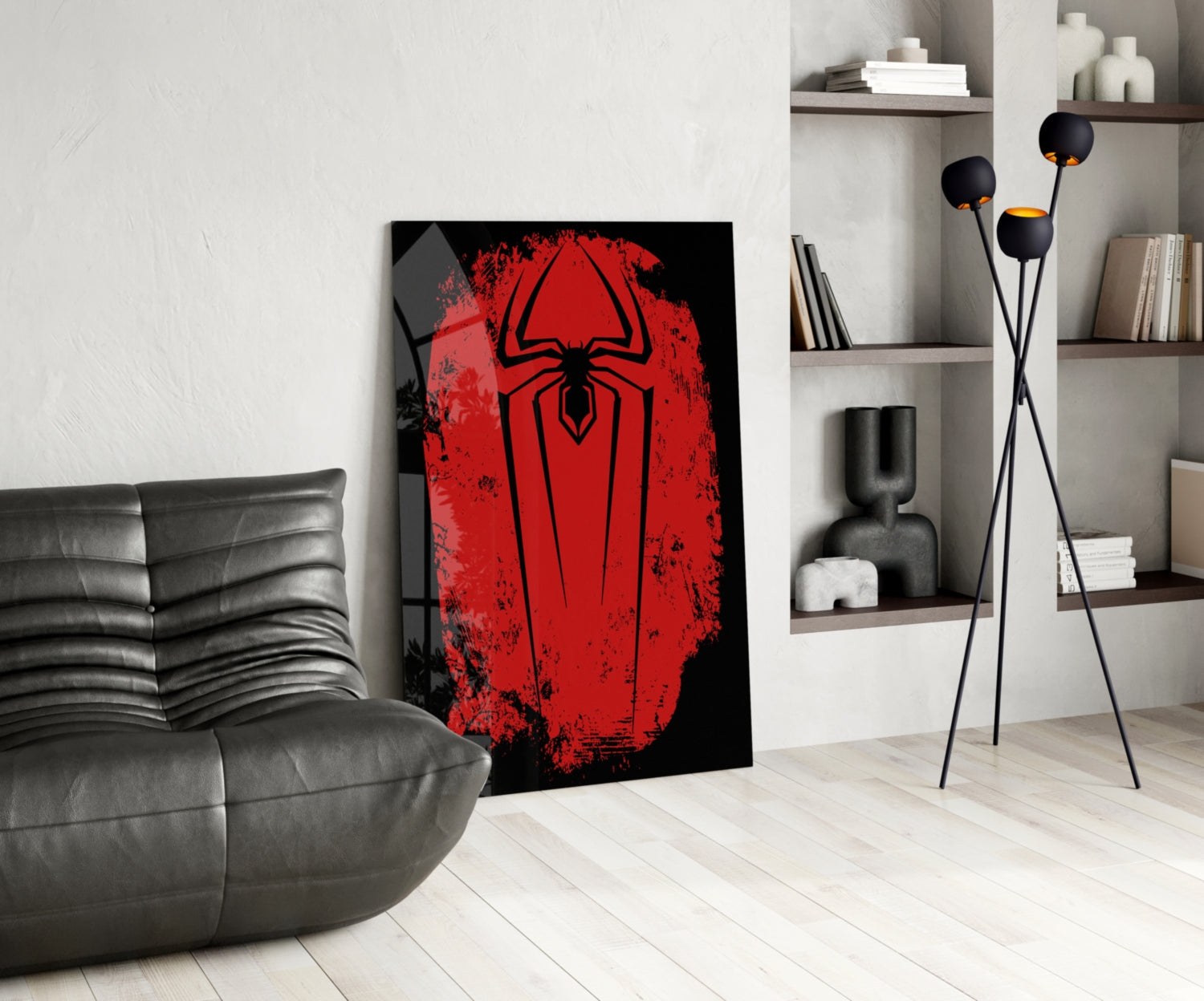 Spider Glass Wall Art.