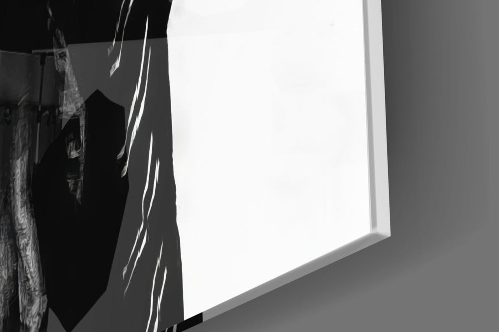 Superman artwork anchoring a wall with bold dramatic palette