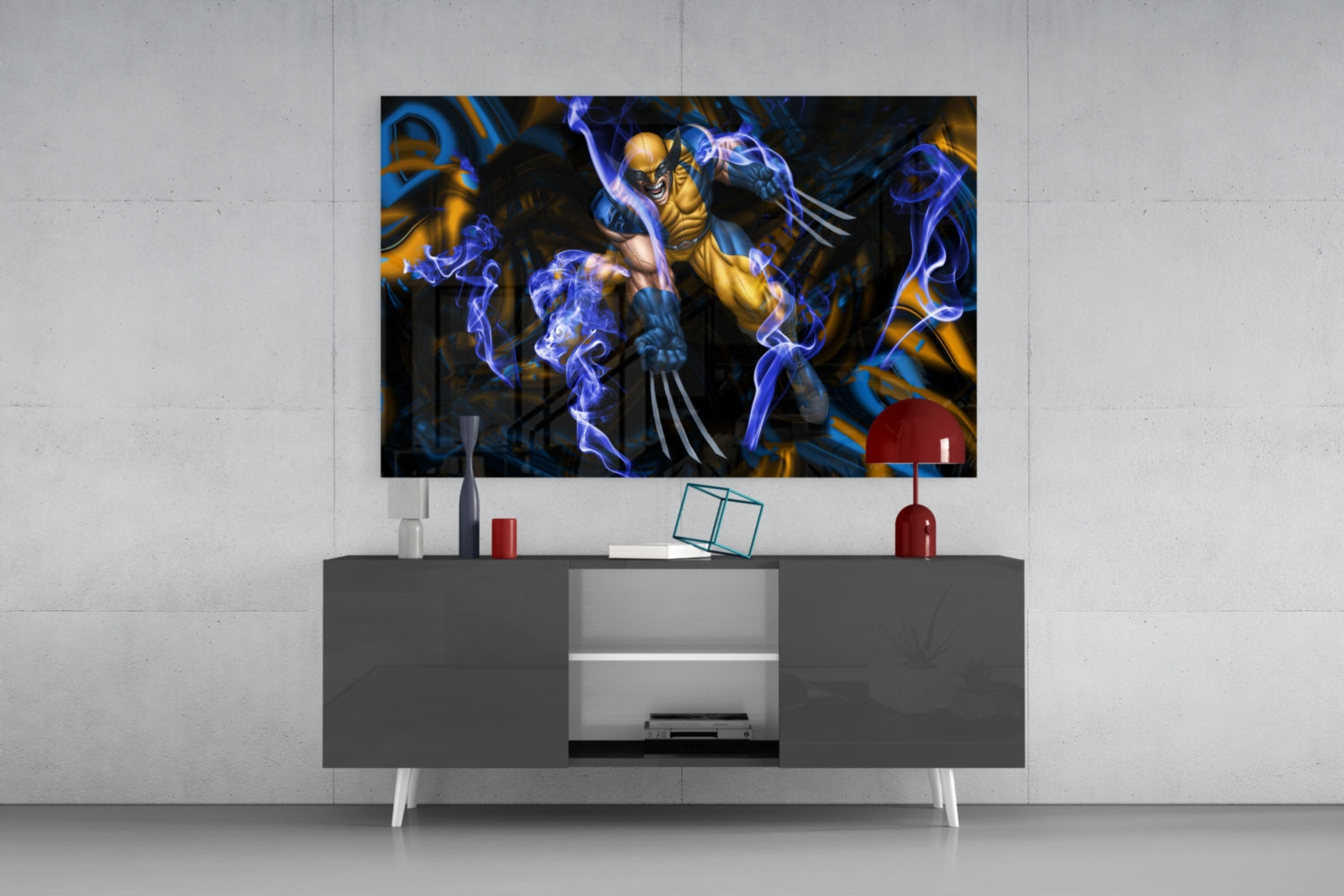 Wolverine Glass Wall Art.