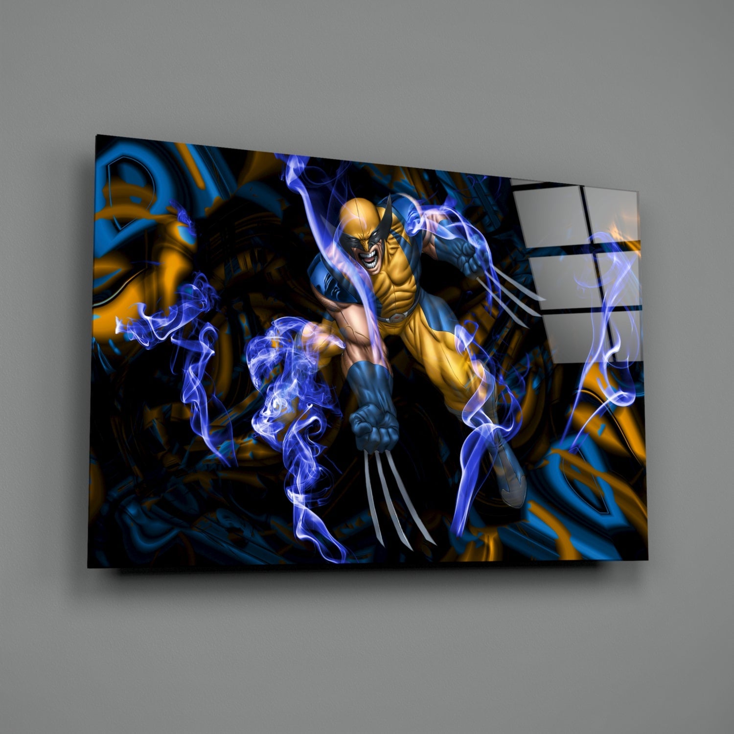 Wolverine Glass Wall Art.