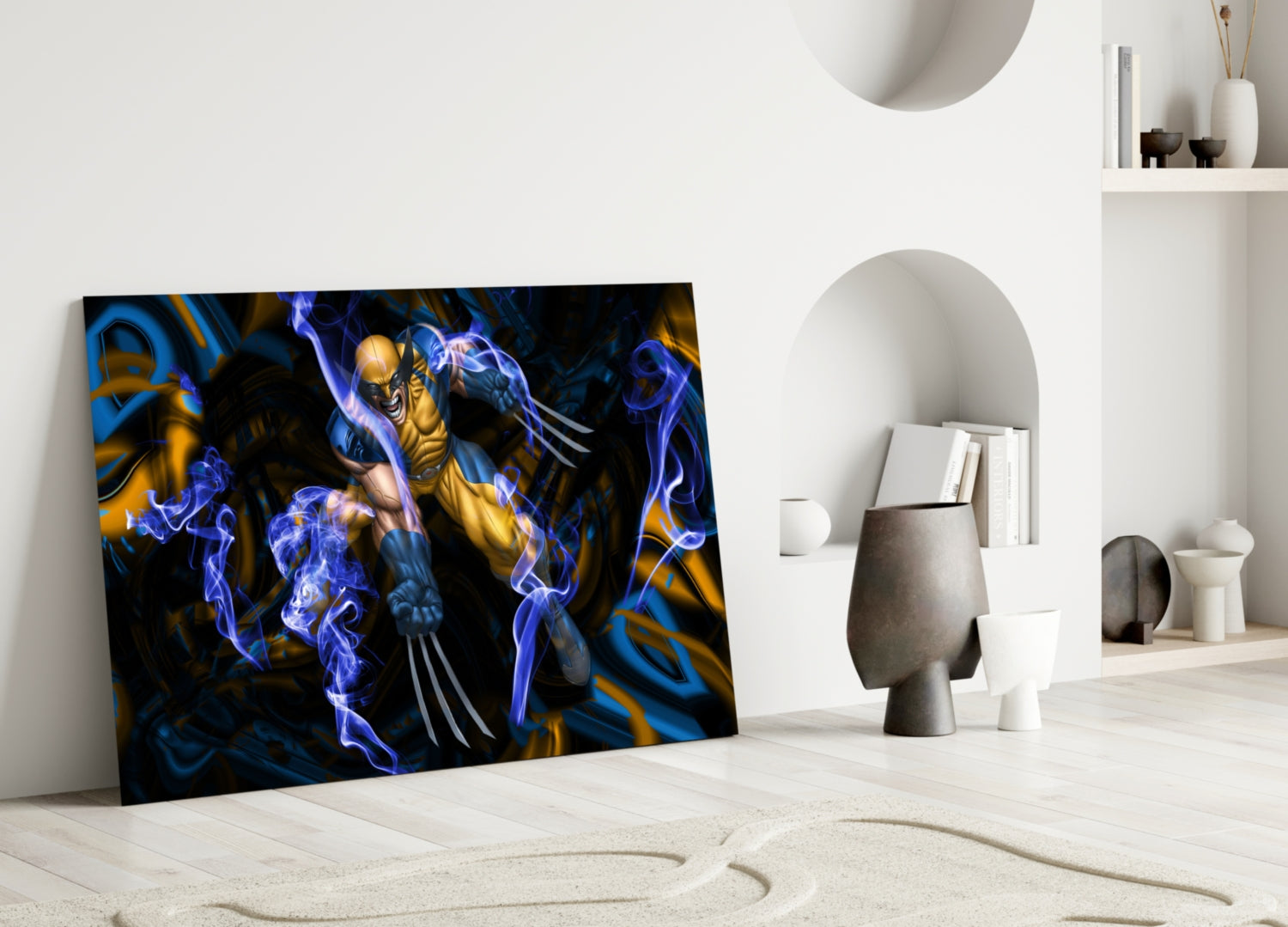 Wolverine Glass Wall Art.