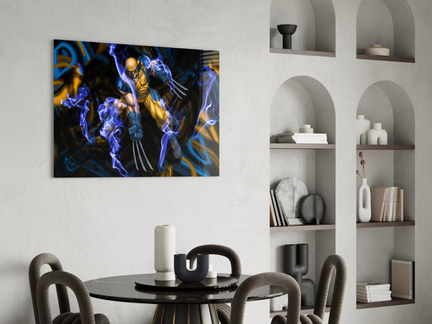 Wolverine Glass Wall Art.