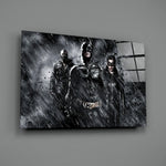 Cinematic-poster panel bringing menacing gravity to a contemporary home theater