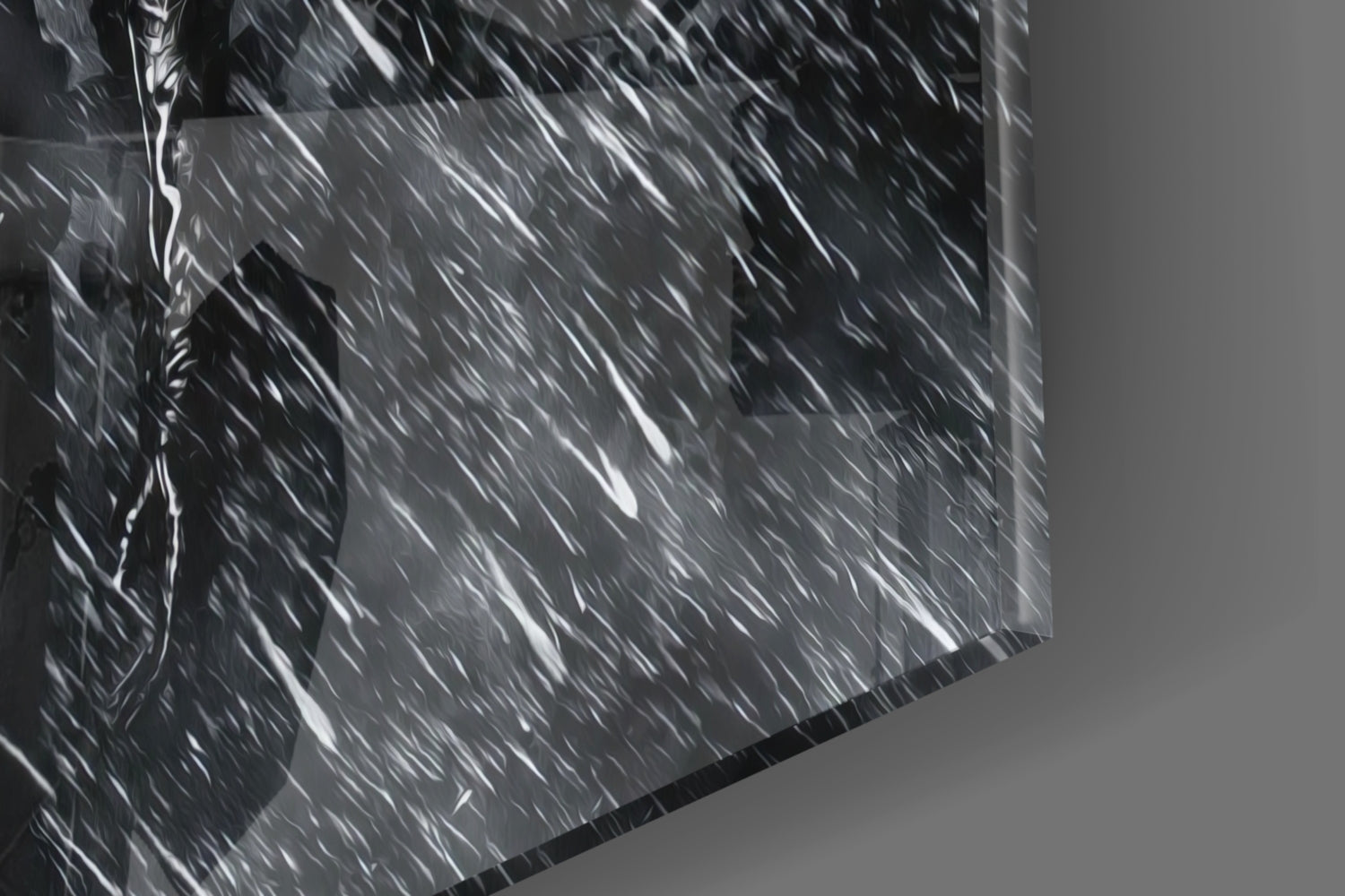 Batman, Catwomen and Bane Glass Wall Art.