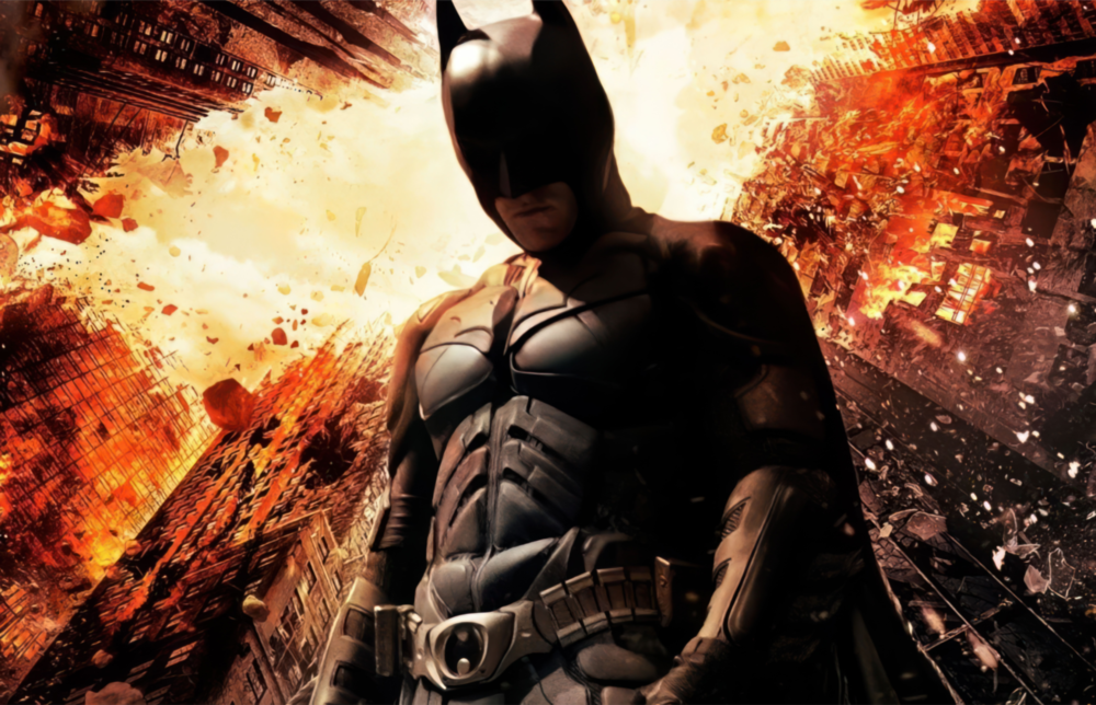 Batman and Gotham City Glass Wall Art