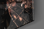 Batman and Gotham City artwork anchoring a wall with moody dramatic palette