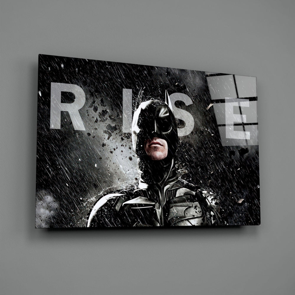 Cinematic-poster panel bringing menacing resolve to a contemporary home theater