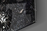 Batman Rise artwork anchoring a wall with moody dramatic palette