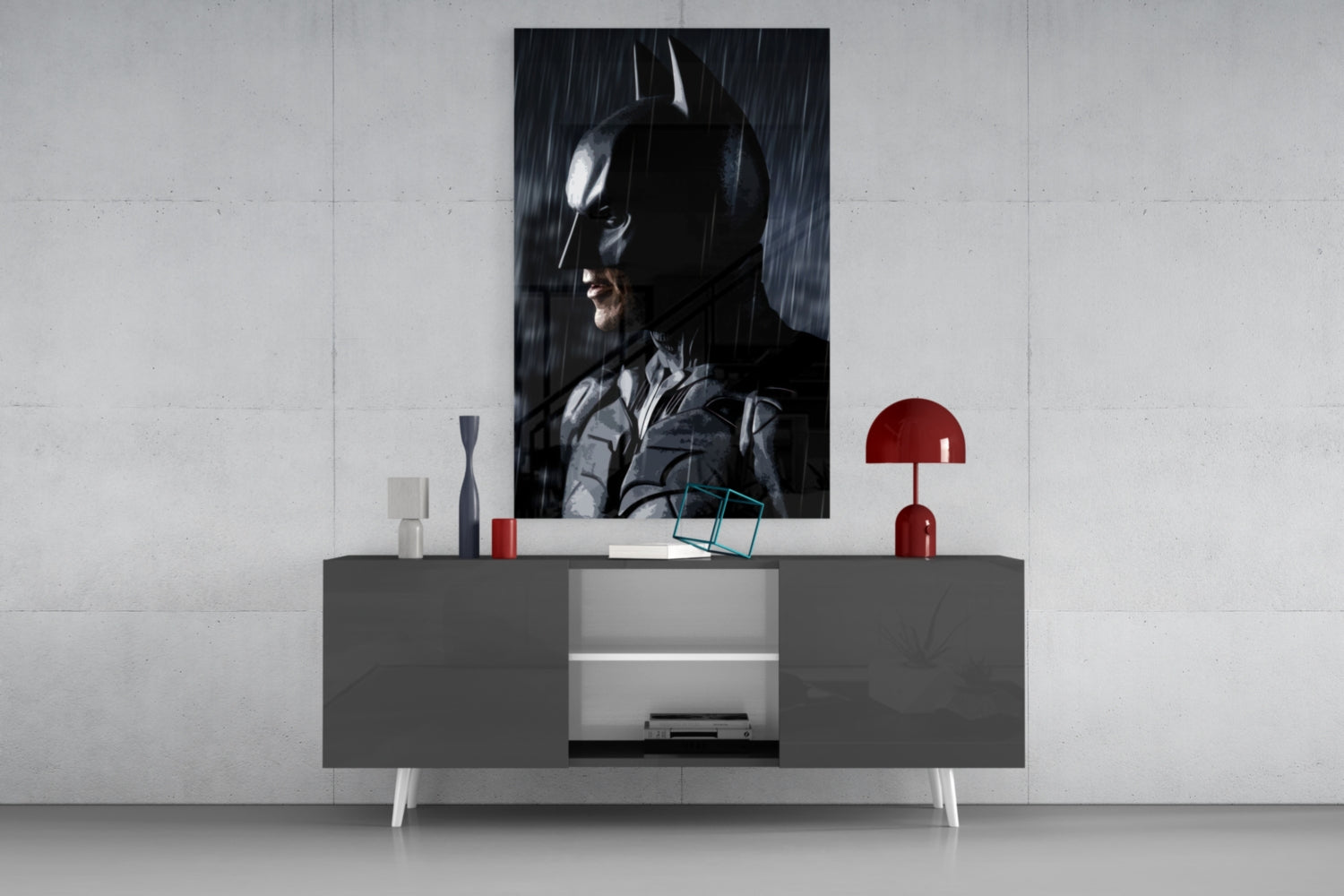 Batman Glass Wall Art.