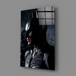 Painterly-cinema panel bringing menacing gravity to a contemporary home theater
