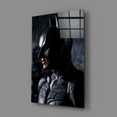 Painterly-cinema panel bringing menacing gravity to a contemporary home theater