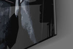 Batman artwork anchoring a wall with moody dramatic palette