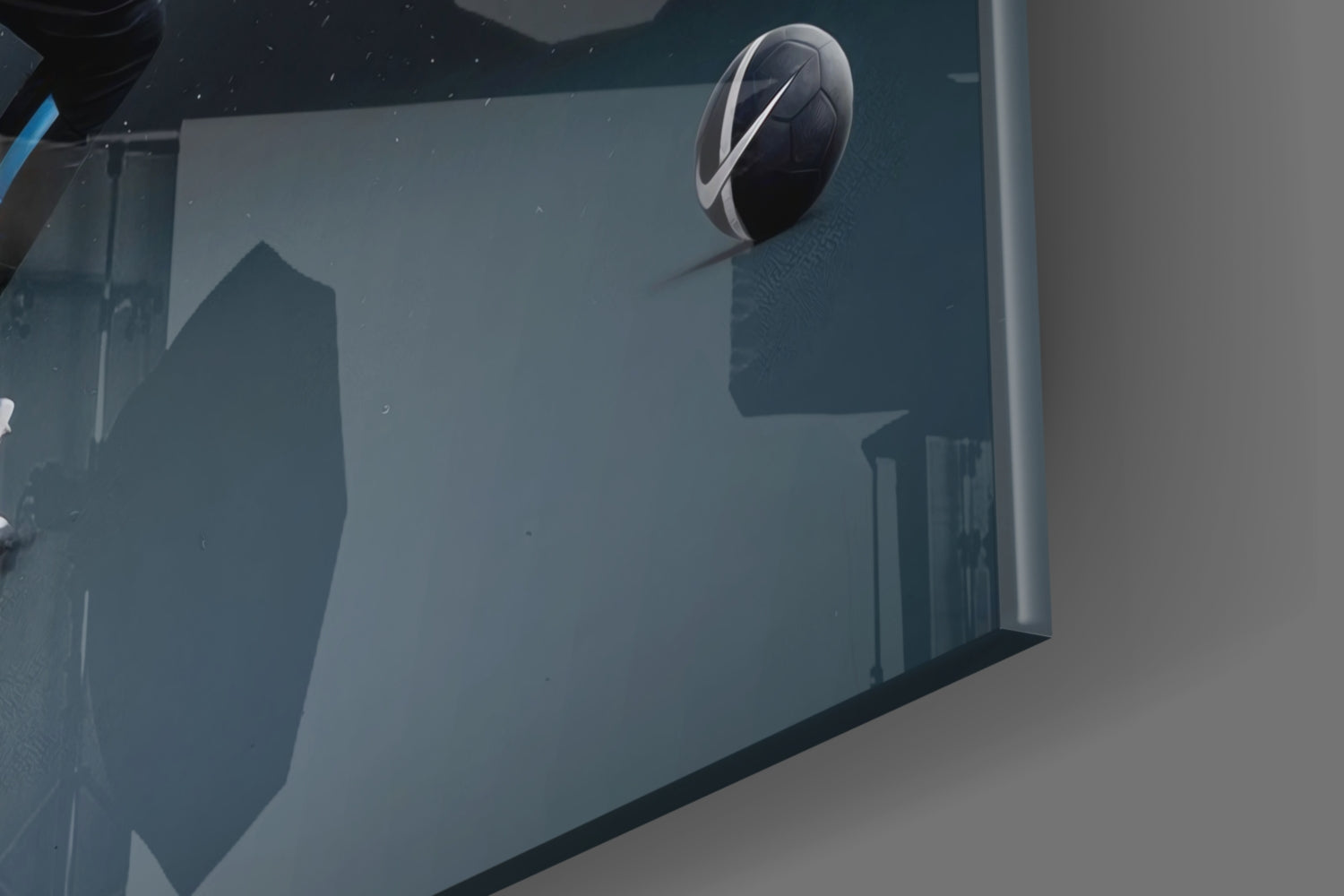 Christiano Ronaldo Glass Wall Art.