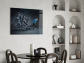 Christiano Ronaldo panel adding editorial drive to a gaming room