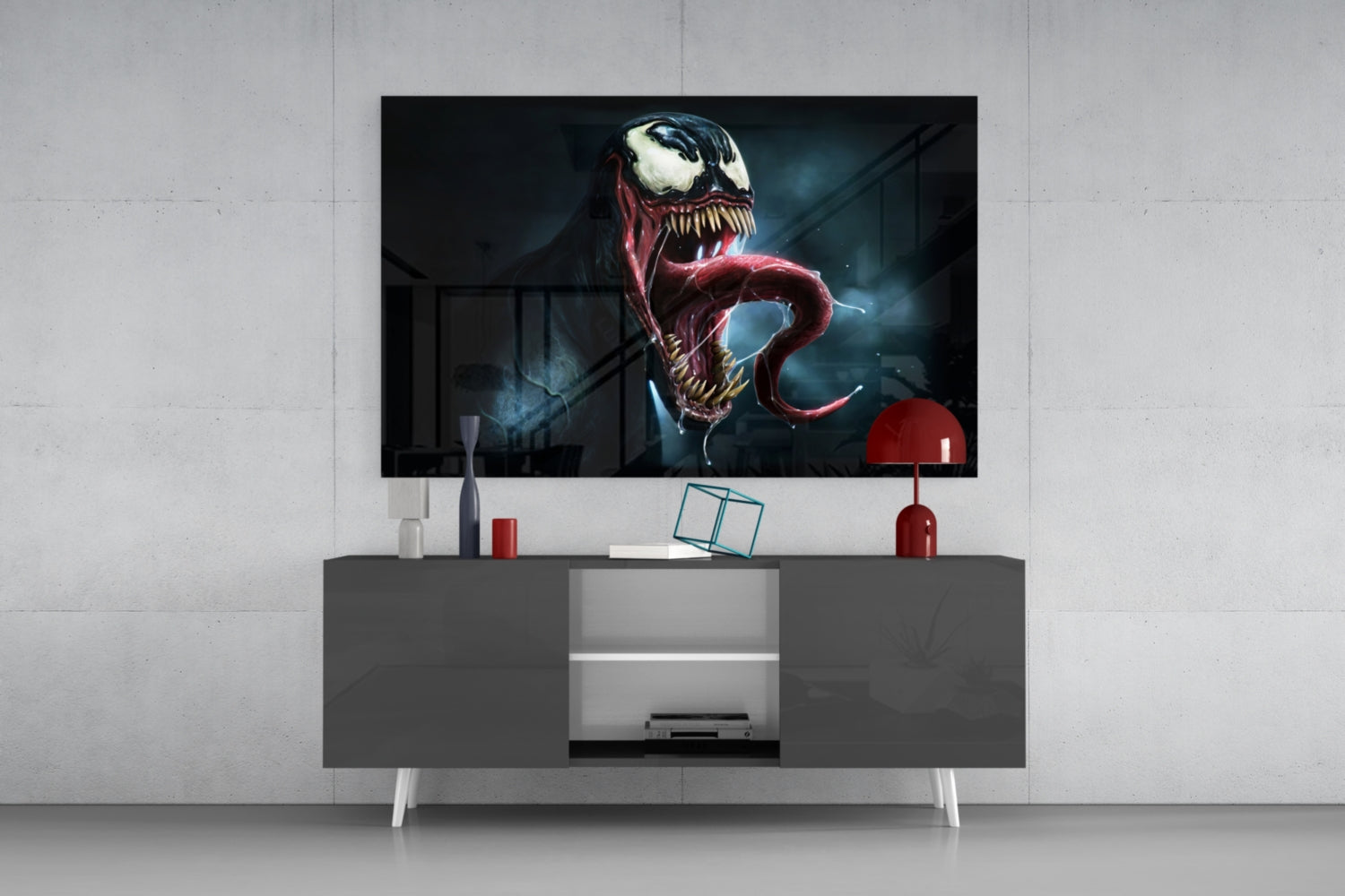 Venom Glass Wall Art.