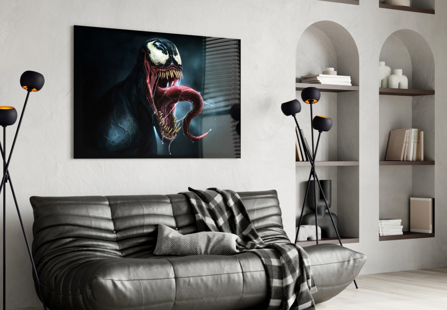 Venom Glass Wall Art.
