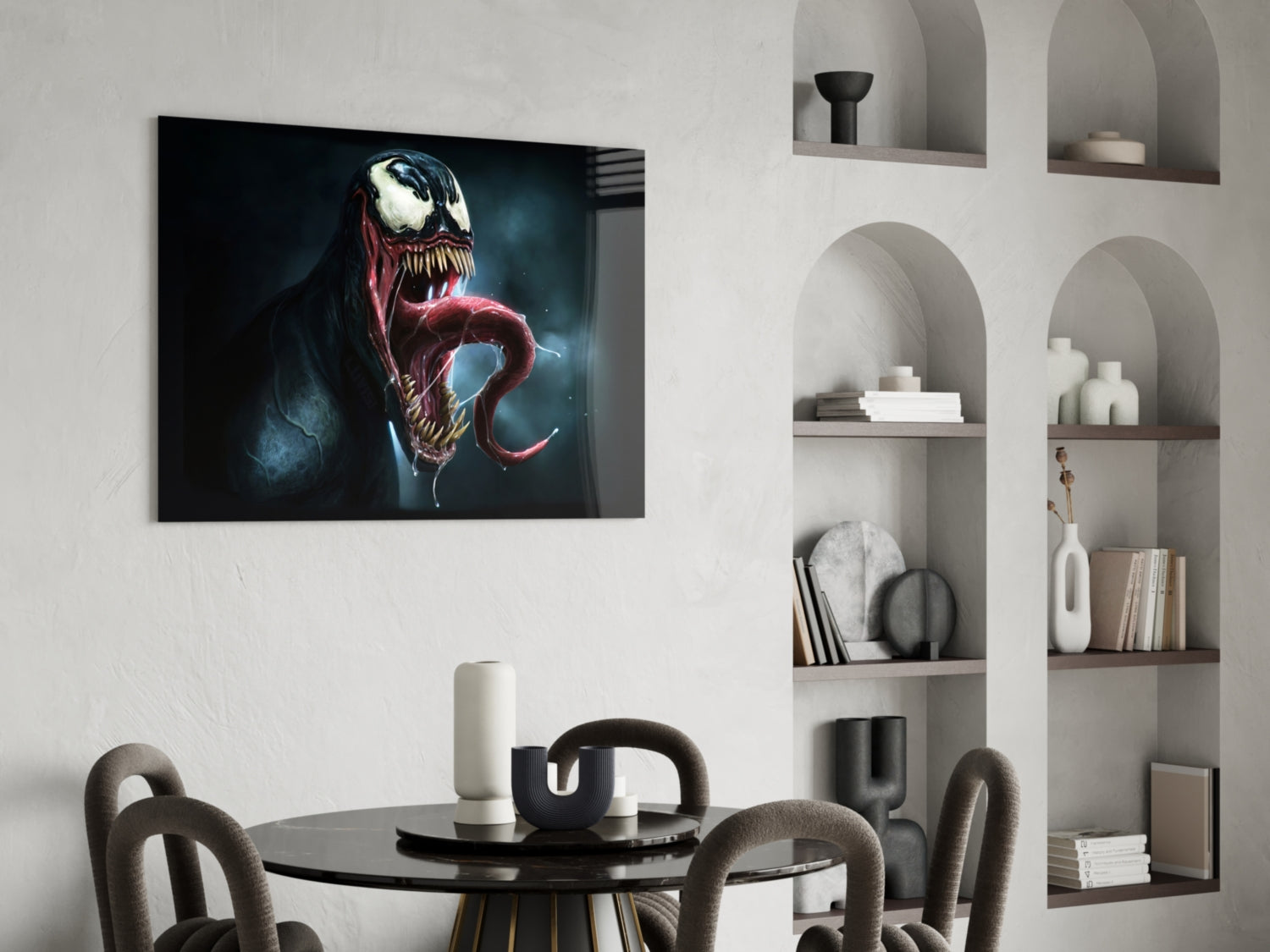Venom Glass Wall Art.