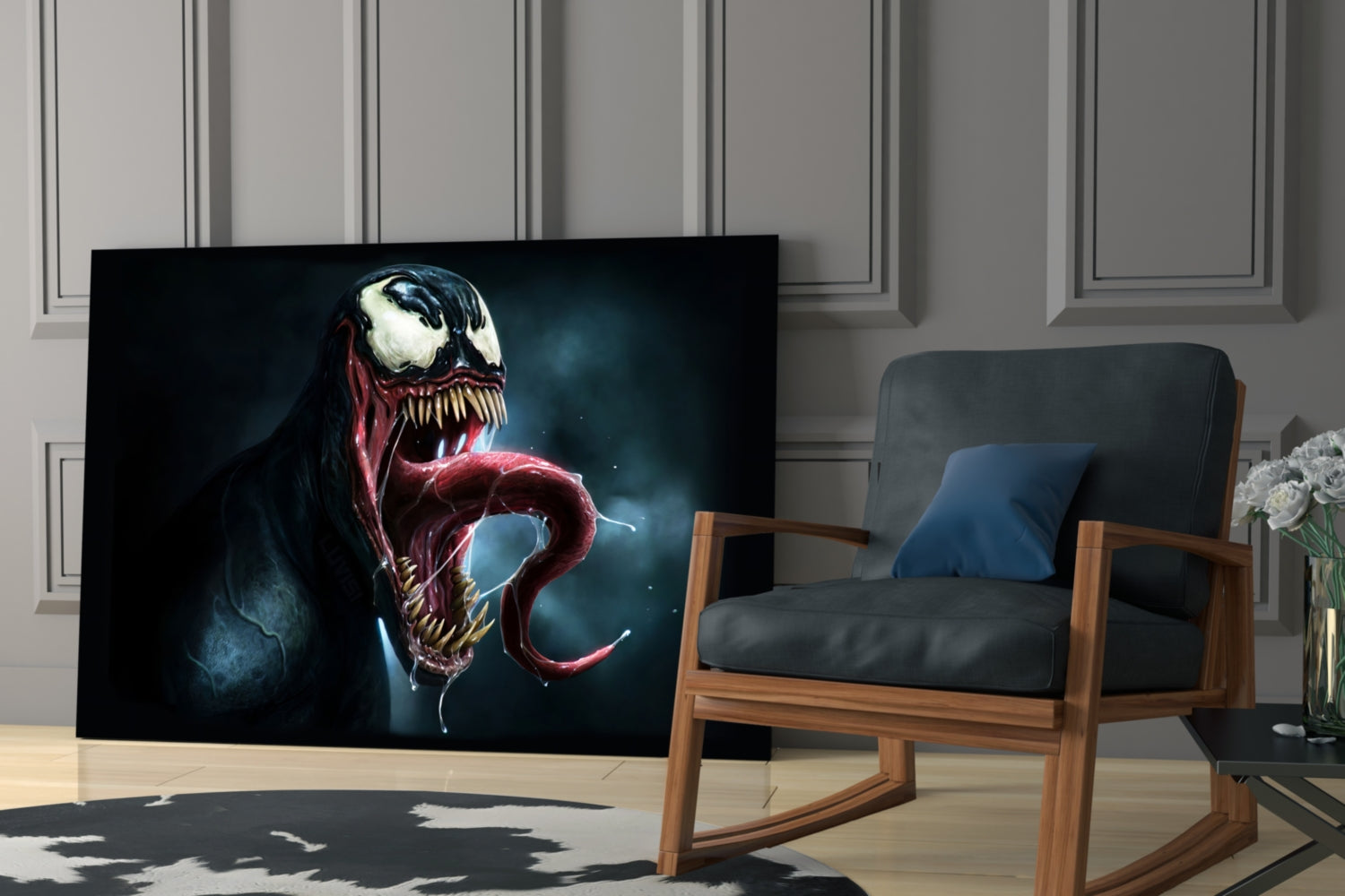 Venom Glass Wall Art.