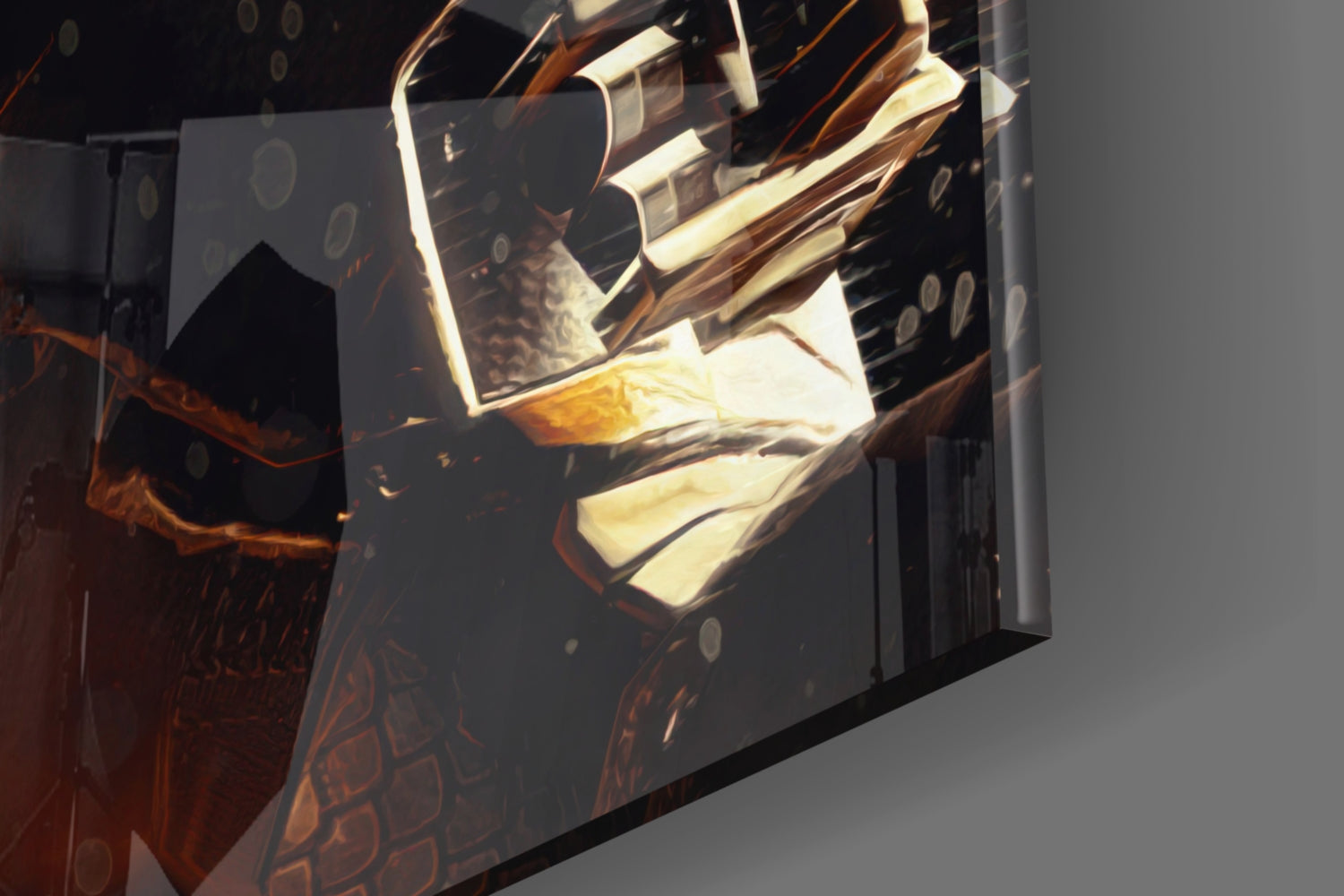 Slade Wilson Glass Wall Art.