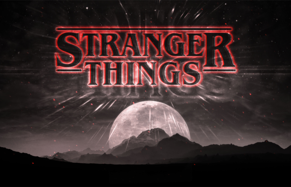 Stranger Things Glass Wall Art