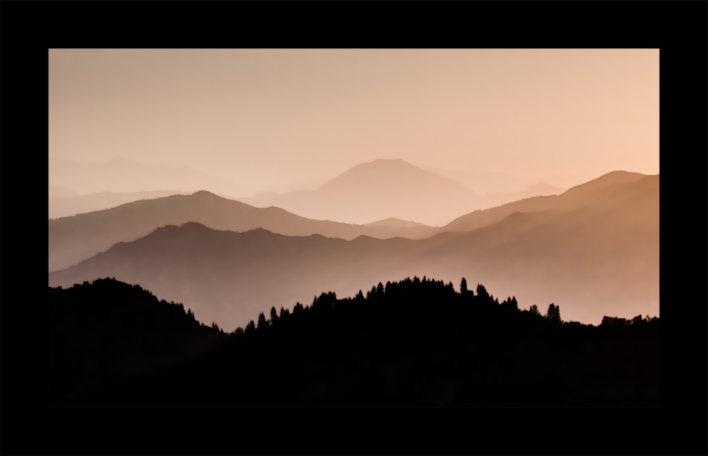 Foggy Horizons Glass Wall Art