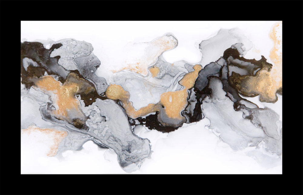 Marble Pattern Glass Wall Art