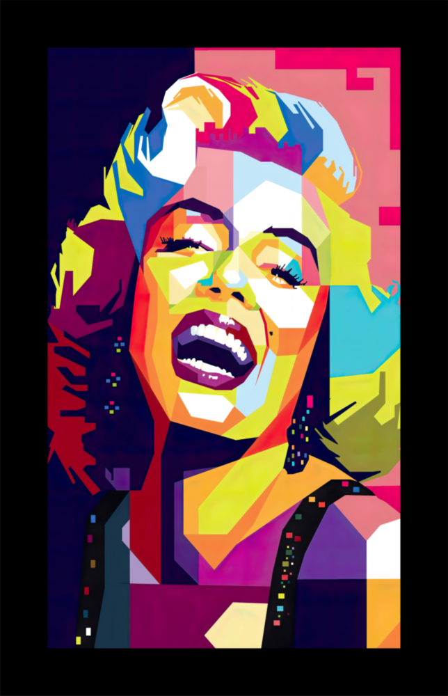 Marilyn Monroe Glass Wall Art