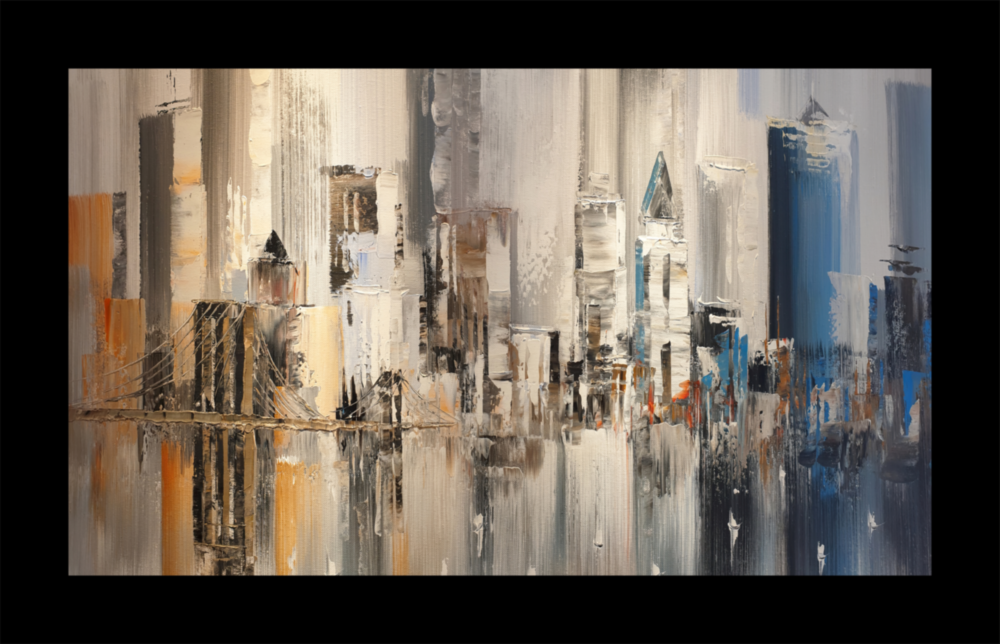 New York Glass Wall Art