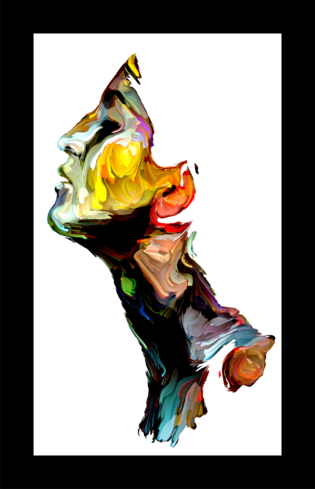 Abstract Thoughts Glass Wall Art