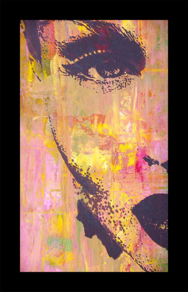 Woman Portrait Glass Wall Art