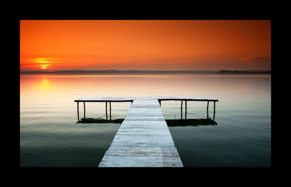 Sunset Glass Wall Art