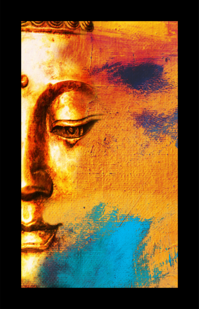 Buddha Glass Wall Art