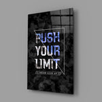 Push Your Limit panel adding athletic edge to a teen's bedroom wall